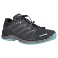 Lowa Hiking Shoes Maddox Low GTX (Multifunction, Textile/Synthetic, waterproof) graphite grey/light blue Women